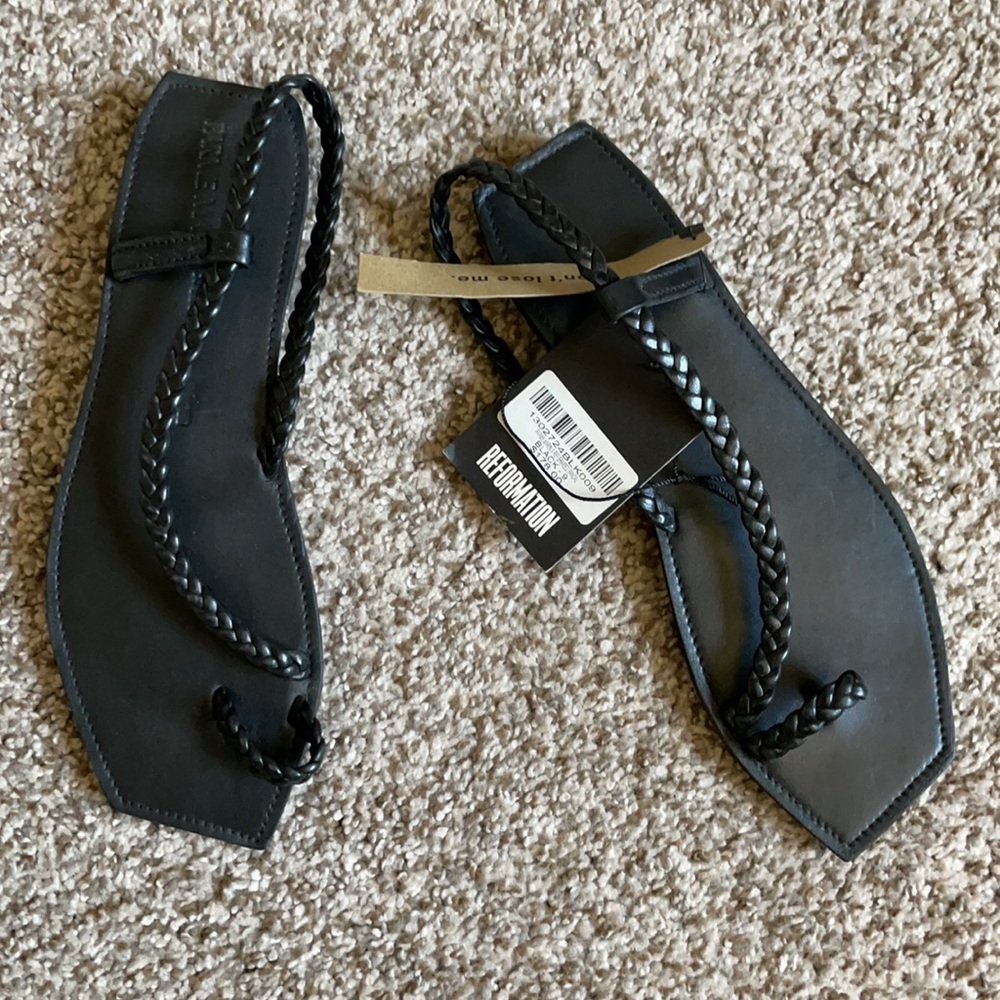 Reformation X Parme Marin sandals
